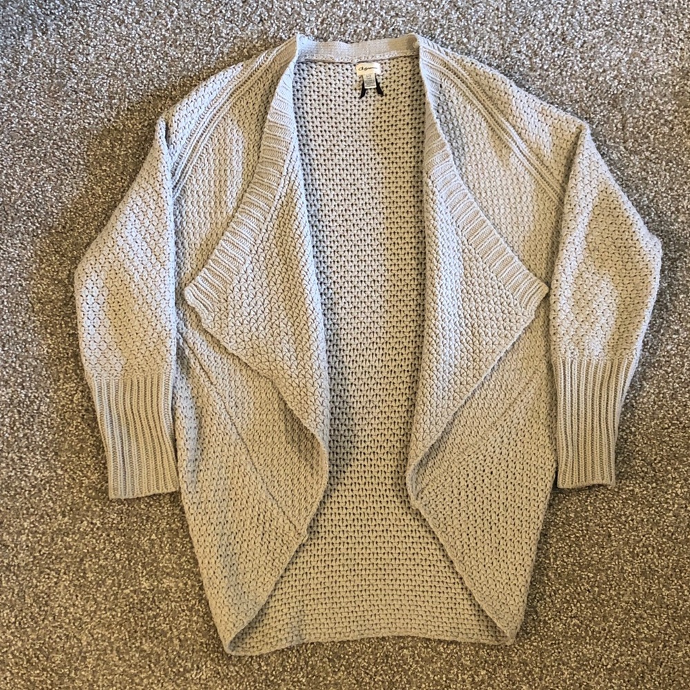 Chunky knit cardigan
